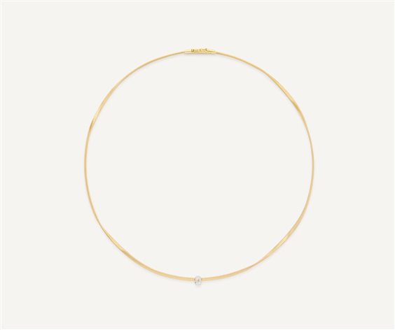 Collana Marco Bicego Donna Marrakech in Oro giallo Diamante 0.08 Ct CG337_B8 - CG337_B8